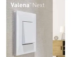 Legrand - kit de démarrage avec passerelle et commande RF pour scénario départ/arrivée - Valena Next with Netatmo - blanc opale (741800)