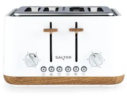 Salter Toronto 4-Slice Toaster - 6 Bruiningsniveaus - Zelfcentrerend