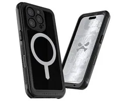 Ghostek - iPhone 16 Pro Nautical Slim Hoesje - Compatibel met MagSafe - Militair-Grade Bescherming - Zwart
