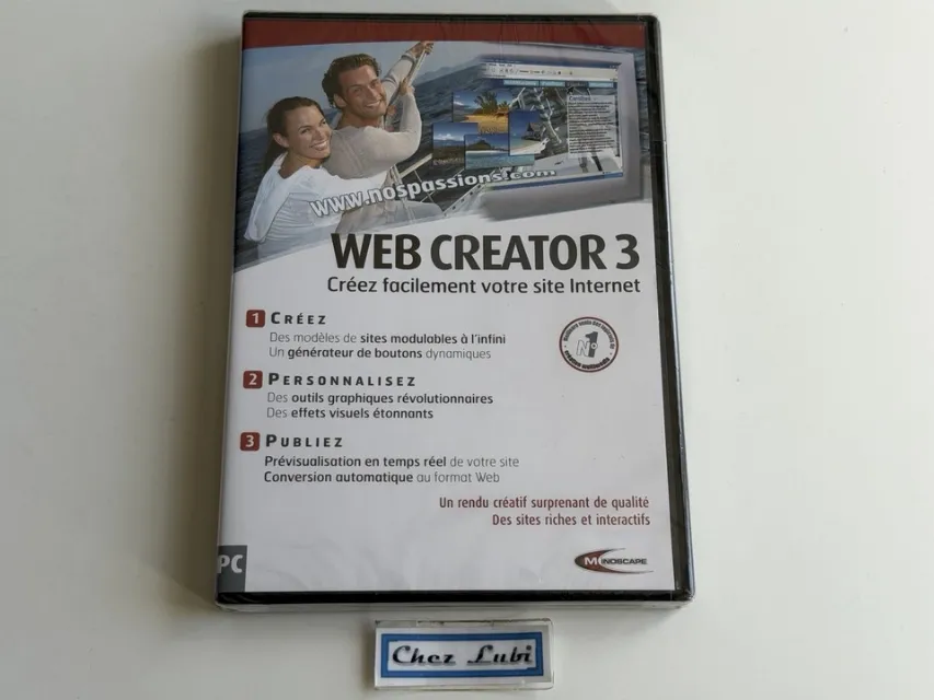 Mindscape Web Creator 3 (2005) - PC - FR - Neuf Sous Blister