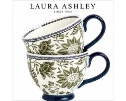 Laura Ashley Hedingham Collectables - Giftset 2 Mokken Hedingham Blue Sage 43 cl.