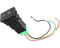 Store_8 - Auto Mistlamp Schakelaar - Drukknop - Eenvoudige installatie - Gele Indicator - 4 Draad - Geschikt voor Highlander Ralink