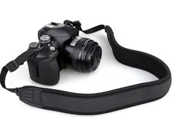 Camerariem van comfortabel zwart decompressieschuim