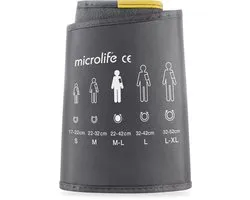 Brassard flexible Microlife - Taille ML (22-42cm) - Validé cliniquement - Convient à la plupart des circonférences de bras courantes et uniquement pour un tensiomètre Microlife Upper Arm