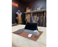 Xapron de bureau en cuir Xapron Buffalo - couleur Cognac (cognac)