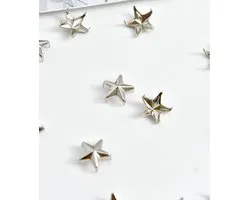BamBella® - 50 stuks Klinknagel studs buigbaar eenvoudige montage zelf gothic schoenen kleding versieren naaien fournituren siernagel