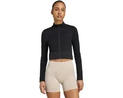 Adidas Performance Workout Essentials Knit Jack Met Lange Ritssluiting - Dames - Zwart