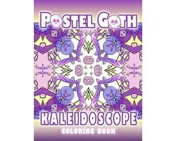 Pastel Goth Kaleidoscope Coloring Book
