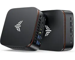 Mini PC met Intel N150 Processor, 16GB RAM, 512GB SSD, Ondersteunt 4K Dual Display