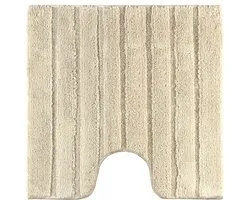 Casilin California WC-mat - 59 x 59 cm - Met uitsparing - Beige