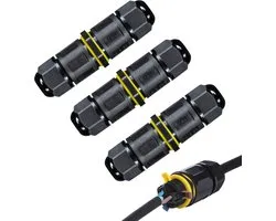 Connecteurs de câbles LED's Light Pro Connecteur I 3P - IP68 étanche - Boîte de jonction pour câbles de 4 à 11 mm - 3PACK