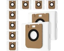 Sacs d'aspirateur GELLDG - 10 pièces - Convient aux aspirateurs robots Dreame D10 Plus / D10s / Z10 Pro / L10 - Pièces de rechange