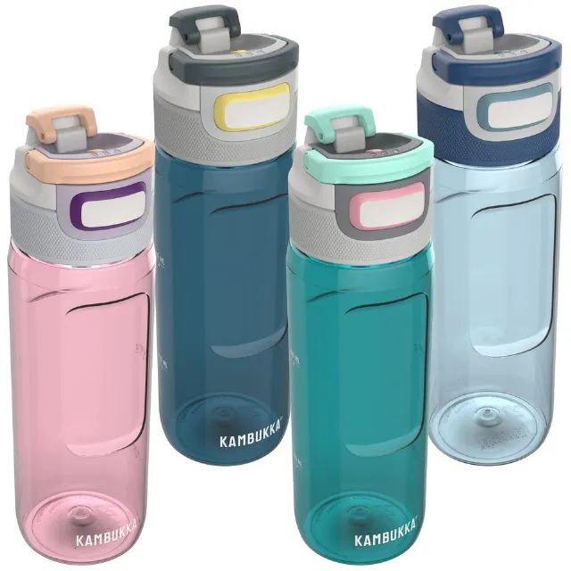 Kambukka Elton 750ml Trinkflasche, 3-in-1 Deckel, bruchsicher, auslaufsicher