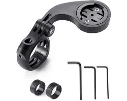 SnelShoppen - Fietsbeugel voor GPS Computer, Handlebar Mount voor Fiets, Compatibel met Garmin Edge, XOSS en iGPSPORT, 25.4 mm & 31.8 mm, Duurzaam en