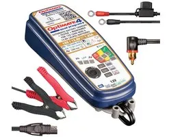 Tecmate Optimate 4 Dual CAN-bus 0,8A - 12V Acculader Druppellader voor Scooter / Motor