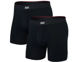SAXX Caleçons Vibe Xtra Soft Comfort - 2-pack - Noir-XL
