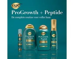 OGX ProGrowth + Peptide Complete Haarverzorging Set - Voor Voller en Dikker Haar - Shampoo, Conditioner & Serums - Haargroei Stimulerend