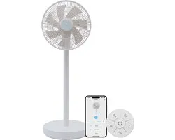 Evolar Smart Ventilator Staand - 30W - Statiefventilator - Ambient Light - WiFi - App & Afstandsbediening - EVO-SF30WW