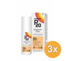 3x Riemann P20 Sensitive Face SPF50+ Creme (50 gr)