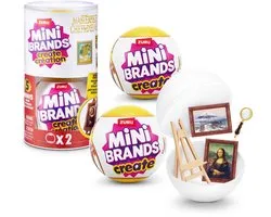 ZURU MinI Brands Create - Mini Masterpieces Series 1 - Kunst en schilderijen - 2 Pack
