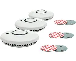 Détecteurs de fumée FireAngel ST-622-BNLT + kit de montage magnétique, lot de 3 pièces