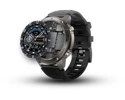 Xssive SW11 Smartwatch Heren met Precieze GPS Tracker - AMOLED - Tot 50 Meter Waterdicht - Lange Batterijduur - Geschikt voor Apple, Samsung & Android - Zwart
