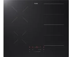 ETNA KIF360ZT - Inductiekookplaat (60 cm) - Koppelbare flexzones - 4 kookzones - Centrale slider - Kinderslot