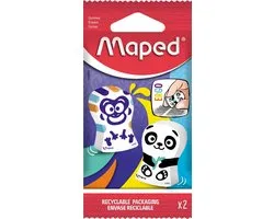 Maped gum Ergo Fun | blister met 2 stuks