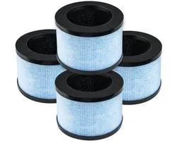 HEPA-filter H13 - 4-pack - luchtreiniger vervangingsfilter - 360° filtratie - compatibel met AROEVE/Pomoron/CONOPU - 99,97% deeltjesverwijdering - Luchtfilter