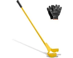 VEVOR Pallet Buster Tool, 1 m Carbon Steel Handle Wrecking Pry Bar, 907 kg Weight Capacity, Heavy Duty Deck Board Removal Tool, Breaker Bar for Flooring, Framing, Roofing, Trim, Drywall