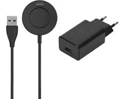 Oplader / oplaadkabel met adapter geschikt voor Garmin Fenix 5s / 5 / 5x - Plus / 6s / 6 / 6x - Pro / 7s / 7 / 8 (47mm & 51mm) - Fenix Enduro / Instinct 2 / 2s / 2x / Epix 2 / Fenix E - Strap-it