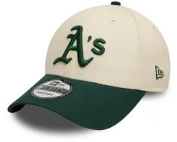 New Era - Oakland Athletics Colour Block Cream 9FORTY Adjustable Cap