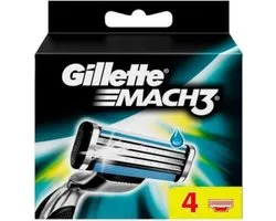 Gillette - Mach 3 - Langdurige scherpte - 4 Navulscheermesjes