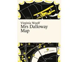 Literary Maps Series- Virginia Woolf, Mrs Dalloway Map