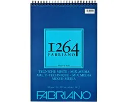 Fabriano Mix Media Tekenblok A3, 300 g/m², 30 Vel, Medium Grip