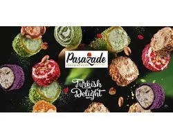 Ahenk Turks Fruit Omwikkeld Met Pure Chocolade en Amandelcrème - Ahenk Bitter Cikolatali badem Kremali Sarma Lokum Turk Lokumu - Ahenk Turkish Delight Wrapped With Dark Chocolate and Almond Cream - 250 g