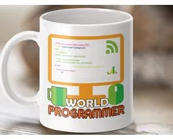Mok World Programmer Mok, Codeer Mok, Software Ontwikkelaar Mok, Computer Science Mok, Grappige Programmering Mok, IT Professionele Mok