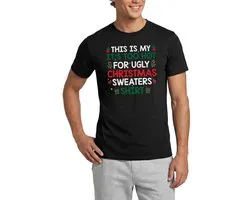 Grappige Kerstshirts Statement Voor Vrolijke Feestdagen T-Shirt Heren