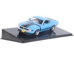Ford Mustang Boss 302 1970 Blauw - Model 1/43 - Ixo Models