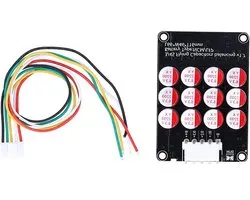 3S 4S 5S Active Equalizer, Whole Group Balancer and Lithium Active Battery Energy Transfer Equalization Capacitor with Connection Cable, Battery Active Equalizer BMS Balancer for NCM LFP LTO(4s)