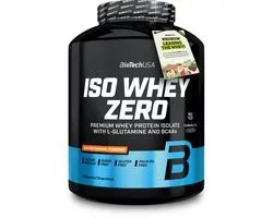 BioTechUSA Iso Whey Zero | Premium wei-eiwitisolaat | Grasgevoerd | Enzymvrij | Suiker- en glutenvrij, 1816 g, Gezouten Karamel