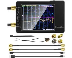 NanoVNA-H Vector Network Analyzer - 2.8'' Antenne Analyzer tot 1,5GHz - Professionele meetapparatuur voor HF VHF UHF