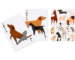 Kaartspel/Speelkaarten - Barks Honden Thema - 8.5x6cm