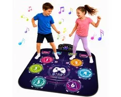 Pumpify Dansmat – Muziekmat – Speelmat – Educatief Bewegingsspel – Dansmat Voor Meisjes – 15 Verschillende Levels – Bluetooth – Antislip Onderkant – Speelgoedboek – Speelgoed – 3 Jaar – 4 Jaar – 5 Jaar – 6 Jaar – 7 Jaar – 8 Jaar – 9 Jaar – Console