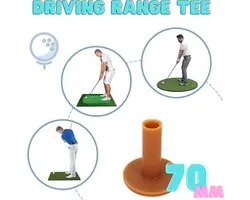 Driving range tee - 70mm - Driver tee rubber - Golfaccesoires - Golftrainingsmaterialen - Afslaan - Golf tees