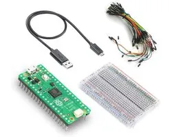 Raspberry Pi Pico H Kit - Microcontroller Board - Embedded Programmeren Leren - Voorgesoldeerde Headers - 22.4 x 16.2 cm
