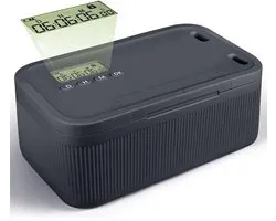 Ryoudavell - Timed Lock Box met Timer - 23.9 x 13.1 x 9.6 cm - 2-in-1 Snelsluit- of Timervergrendelingsmodus - Maximaal 30 Dagen - Kluis - Opbergdoos - Kitchen Safe - Telefoongevangenis voor Smartphone & Gaming