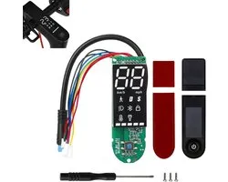 SnelShoppen - Elektrische Scooter Dashboard Printplaat voor Xiaomi Pro2, E-scooter Bluetooth Printplaat met 3 Verbindingskabels, Waterdicht Dashboard