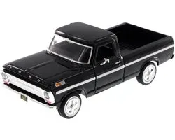 Ford F-100 Pickup (Zwart) 1:24 Motor Max
