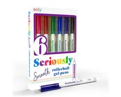 Ooly - Seriously Smooth - Rollerball gelpennen - 6 Stuks